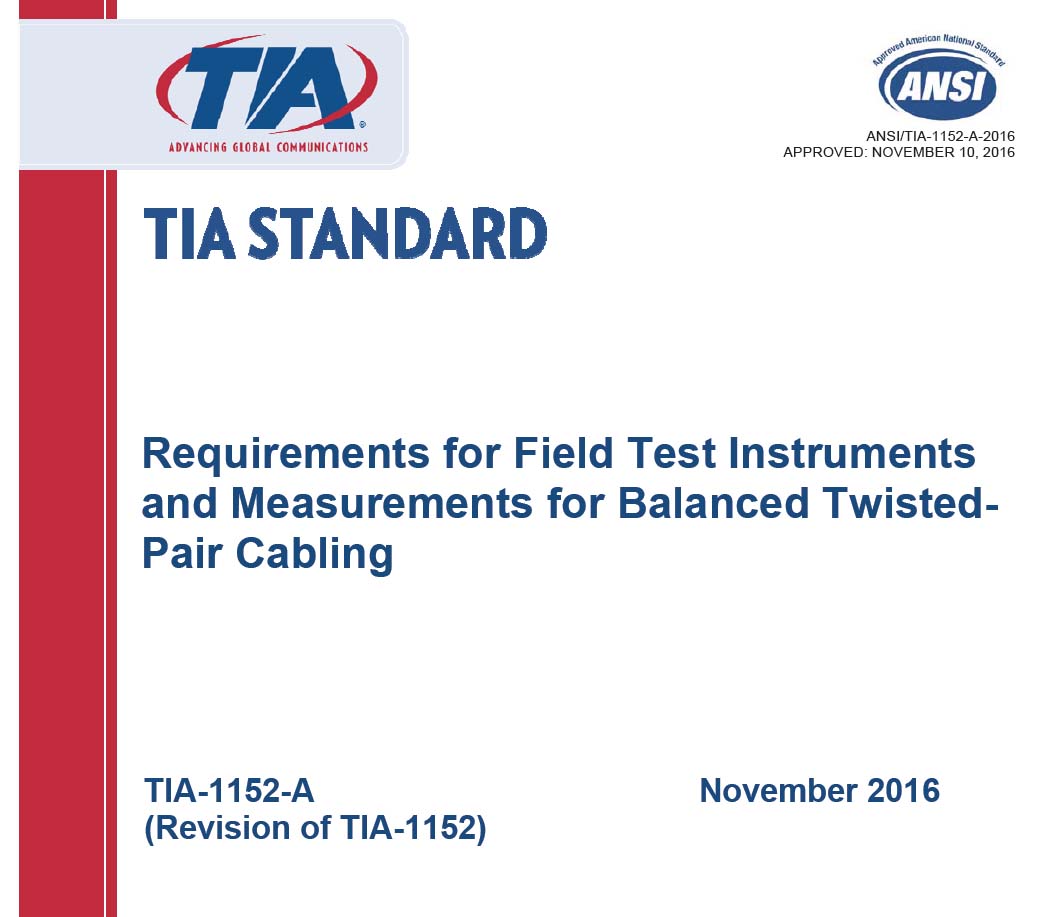 TIA-1152-A Cover