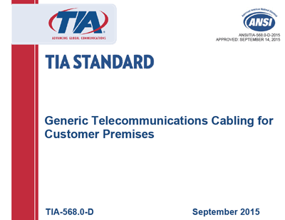 TIA-568.0-D Cover